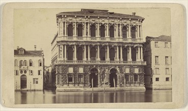 Palazzo Pefaro; Carlo Ponti, Italian, born Switzerland, about 1823 - 1893, about 1865; Albumen silver print