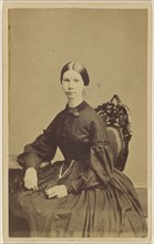 woman, seated; 1861-1865; Albumen silver print