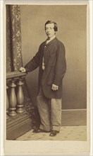 man, standing; Julius Brill, American, active 1850s - 1860s, 1861-1865; Albumen silver print