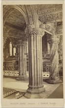Rosslyn Chapel, Interior, John Thomson, Scottish, 1837 - 1921, October 3, 1865; Albumen silver print