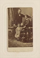 La famille imperiale Napoleon III, Empress Eugenie & Eugene Louis Jean Joseph Bonaparte; André Adolphe-Eugène Disdéri, French