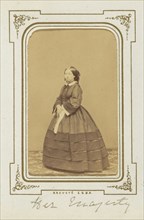 Her Majesty; John Jabez Edwin Mayall, English, 1813 - 1901, July 1, 1860; Albumen silver print