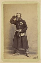 Man posing with medals on his chest; William Carrick, Scottish, 1827 - 1878, Russia; about 1860 - 1870; Albumen silver print