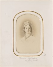 Queen Victoria of England; British; London, England; about 1855; Albumen silver print