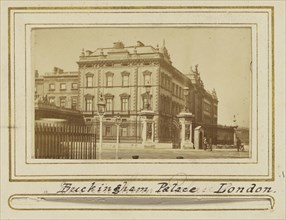 Buckingham Palace; Valentine Blanchard, British, 1831 - 1901, London, England; about 1867; Albumen silver print