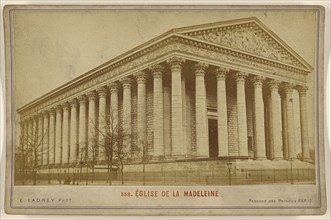 Eglise de la Madeleine; Ernest Ladrey, French, active Paris, France 1860s, 1870s; Albumen silver print