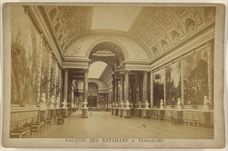 Galerie des Batailles à Versailles; 1870s; Albumen silver print