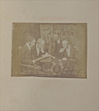 Dumbarton Presbytery Group; Hill & Adamson, Scottish, active 1843 - 1848, Scotland; March 29 1845; Salted paper print