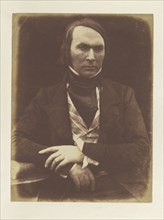 Professor John Reid; Hill & Adamson, Scottish, active 1843 - 1848, Scotland; 1843 - 1848; Salted paper print from a Calotype