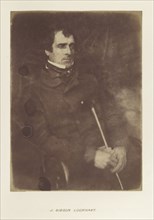 J. Gibson Lockhart; Hill & Adamson, Scottish, active 1843 - 1848, Scotland; 1843 - 1848; Salted paper print from a Calotype