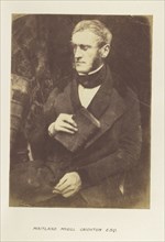 Maitland McGill Crichton Esq; Hill & Adamson, Scottish, active 1843 - 1848, Scotland; 1843 - 1848; Salted paper print