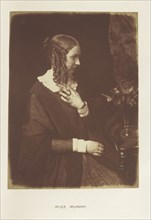 Miss Murray; Hill & Adamson, Scottish, active 1843 - 1848, Scotland; 1843 - 1848; Salted paper print from a Calotype negative