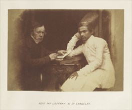 Reverend Jaffray and Dhanjiobai Nauroji; Hill & Adamson, Scottish, active 1843 - 1848, Scotland; 1843 - 1847; Salted paper