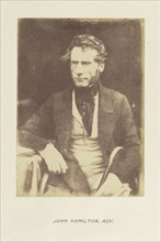John Hamilton, Adv; Hill & Adamson, Scottish, active 1843 - 1848, Scotland; 1843 - 1848; Salted paper print from a Calotype