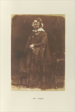 Mrs. Rigby; Hill & Adamson, Scottish, active 1843 - 1848, Scotland; 1843 - 1848; Salted paper print from a Calotype negative