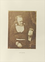 Professor John Wilson; Hill & Adamson, Scottish, active 1843 - 1848, Scotland; 1843 - 1848; Salted paper print from a Calotype