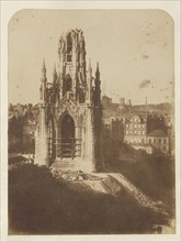 Scott Monument, Edinburgh; Hill & Adamson, Scottish, active 1843 - 1848, France; about 1844 - 1845; Salted paper print