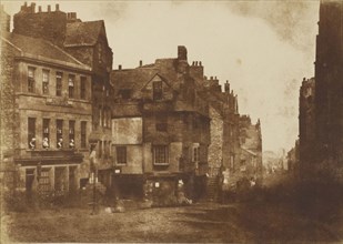 John Knox's House, Edinburgh; Hill & Adamson, Scottish, active 1843 - 1848, Berlin, Germany; about 1844; Salted paper print