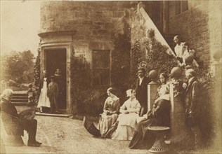 Bonaly Tower, Colinton; Hill & Adamson, Scottish, active 1843 - 1848, Paris, France; 1843 - 1848; Salted paper print