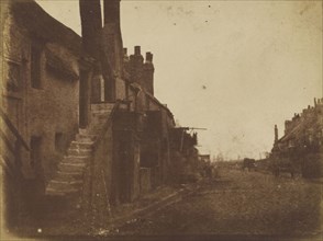 Newhaven Street; Hill & Adamson, Scottish, active 1843 - 1848, Scotland; 1843 - 1848; Salted paper print from a Calotype