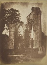 Ruined Abbey; Hill & Adamson, Scottish, active 1843 - 1848, Scotland; 1843 - 1848; Salted paper print from a Calotype negative