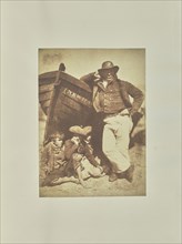 James Linton and three boys; Hill & Adamson, Scottish, active 1843 - 1848, Scotland; 1843–1848; Salted paper print from a paper