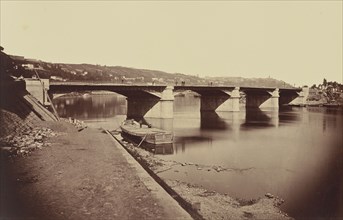 Pont de la Mulatière; Édouard Baldus, French, born Germany, 1813 - 1889, France; about 1861; Albumen silver print