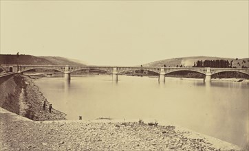 Givors, Viaduc; Édouard Baldus, French, born Germany, 1813 - 1889, France; about 1861; Albumen silver print