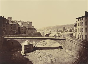 Vienne, St Colombe; Édouard Baldus, French, born Germany, 1813 - 1889, France; about 1861; Albumen silver print