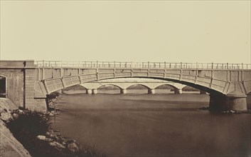 Viaduc de l'Iser; Édouard Baldus, French, born Germany, 1813 - 1889, France; about 1861; Albumen silver print