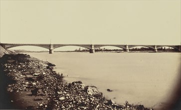 Viaduc de la Voulte; Édouard Baldus, French, born Germany, 1813 - 1889, France; about 1861; Albumen silver print