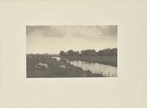 On the River Bure; Peter Henry Emerson, British, born Cuba, 1856 - 1936, London, England; 1886; Platinum print; 13.3 × 23.5 cm