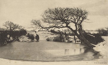 A Winter's Morning; Peter Henry Emerson, British, born Cuba, 1856 - 1936, London, England; 1887; Photogravure; 17.6 x 28.9 cm