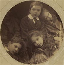 Children of Charles Loyd Norman and Julia Cameron Norman: George, Archie, Charlotte, and Adeline; Julia Margaret Cameron