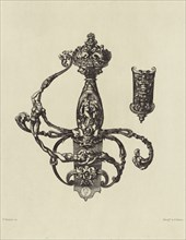 Design for a Sword Hilt by Pierre Woeiriot; Édouard Baldus, French, born Germany, 1813 - 1889, Paris, France; 1866