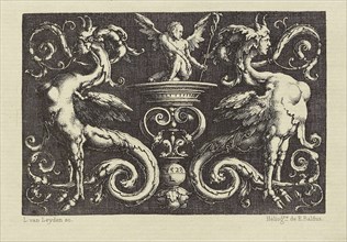 Design by Lucas van Leyden; Édouard Baldus, French, born Germany, 1813 - 1889, Paris, France; 1866; Heliogravure; 9 x 13.2 cm