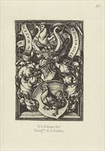 Design by Hans Sebald Beham; Édouard Baldus, French, born Germany, 1813 - 1889, Paris, France; 1866; Heliogravure; 7 x 4.7 cm