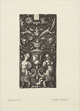 Design by Aldegräver; Édouard Baldus, French, born Germany, 1813 - 1889, Paris, France; 1866; Heliogravure; 9.7 x 4.8 cm
