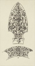 Design by Virgil Solis; Édouard Baldus, French, born Germany, 1813 - 1889, Paris, France; 1866; Heliogravure; 24.8 x 13.4 cm
