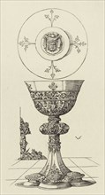 Design by Virgil Solis; Édouard Baldus, French, born Germany, 1813 - 1889, Paris, France; 1866; Heliogravure; 25.1 x 13.3 cm