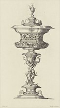 Design by Virgil Solis; Édouard Baldus, French, born Germany, 1813 - 1889, Paris, France; 1866; Heliogravure; 25.8 x 14.8 cm