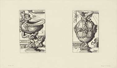 Design by Virgil Solis; Édouard Baldus, French, born Germany, 1813 - 1889, Paris, France; 1866; Heliogravure; 15.2 x 26.1 cm