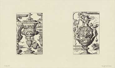 Design by Virgil Solis; Édouard Baldus, French, born Germany, 1813 - 1889, Paris, France; 1866; Heliogravure; 14.6 x 25.5 cm