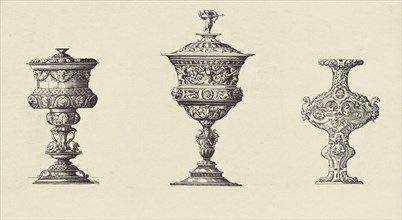 Design by Virgil Solis; Édouard Baldus, French, born Germany, 1813 - 1889, Paris, France; 1866; Heliogravure; 13.7 x 25.5 cm
