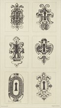 Design for Key Holes by Androuet du Cerceau; Édouard Baldus, French, born Germany, 1813 - 1889, Paris, France; 1866