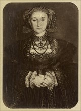 Wife of Henry VIII by Hans Holbein, Musee du Louvre; Adolphe Braun, French, 1811 - 1877, Dornach, France; 1860s; Carbon print