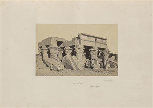 Koum Ombo, Upper Egypt; Francis Frith, English, 1822 - 1898, Kom Ombo, Egypt; 1857; Albumen silver print