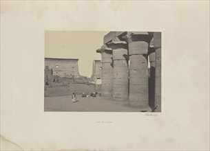 View at Luxor; Francis Frith, English, 1822 - 1898, Luxor, Egypt; 1857; Albumen silver print