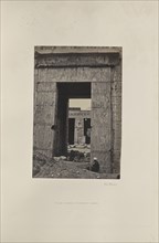 Pylon Gateway at Medinet-Haboo; Francis Frith, English, 1822 - 1898, Luxor, Luxor Governorate, Egypt; 1857; Albumen silver