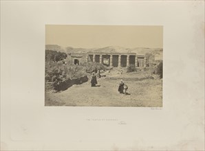 The Temple of Goorneh, Thebes; Francis Frith, English, 1822 - 1898, Luxor, Luxor Governorate, Egypt; 1857; Albumen silver print